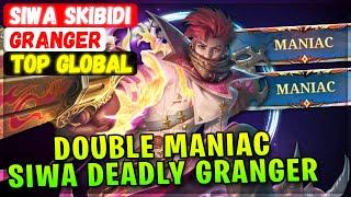 Double MANIAC, Siwa Deadly Granger [ Top RAnk Global ] SIWA SKIBIDI - Mobile Legends Emblem & Build