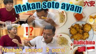 TERLALU ENAK KUAH SOTO SAMPAI NAMBAH TERUS