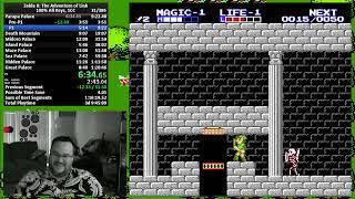 FINALLY SUB80!  Zelda II All Keys 1CC Speedrun in 79:56.