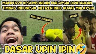 MAMPUZZ‼️Awalnya sombong, pemain Malaysia ini mewek dihajar timnas Indonesia, dasar tim lemah