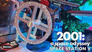 Building the Moebius Models 2001 Space Station V 1:2600 Scale - Part 3 - Completing the Model