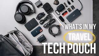 ESSENTIALS In My TRAVEL Tech Pouch | 2024 Edition