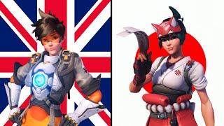 Overwatch 2 - ALL Characters Nationality