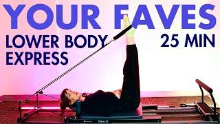 Your FAVORITE Pilates Reformer Legs & Glutes Exercises EXPRESS | Pilates Reformer Leg Workout 25 Min