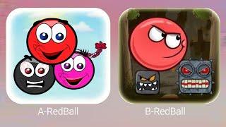 RED BALL 3, RED BALL 4 | A-RedBall, B-RedBall - Complete Game Walkthrough 'ANDROID GAMEPLAY'