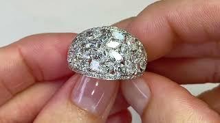 D Flawless Diamonds Ring at 3.24 carats by Kat Florence KFD1158WG