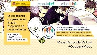 DirectoINTEF "La experiencia cooperativa en el aula, la opinión de los estudiantes" #CooperaMooc