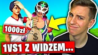 1vs1 z WIDZEM o 1000 ZŁ w Fortnite