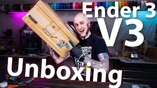 Unboxing the NEW Ender 3 V3! Core-XZ from Creality?!? FAST Bed Slinger