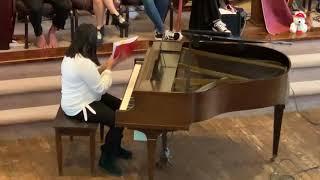 Mia 1st Piano Recital 12 2019