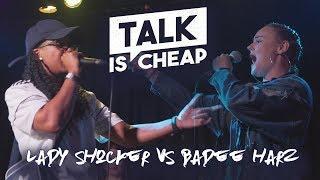 TALK IS CHEAP | LADY SHOCKER VS BADEE HARZ | GRIME CLASH | VERBAL WARNING | #TALKISCHEAP #GRIME