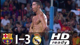 Barcelona vs Real Madrid 1-3 All Goals & Highlights