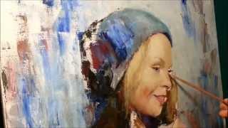 FREE FULL PORTRAIT PAINTING VIDEO BY SERGEY GUSEV,