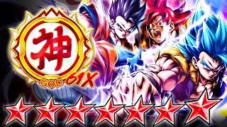 (Dragon Ball Legends) THE 6TH ANNIVERSARY PART 2 TEAM SWEEPS RANKED PVP FOR GOD RANK #61!