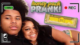 EXTREME HONEY PACK PRANK ON JAYSHAUN️ * I CANT BELIEVE HE DID THIS🫢* UNCUT