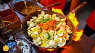 Bangalore Famous Uncle Ande Wala Making Egg Chilli Fried Rice Rs. 80/- Only l Karnataka Food