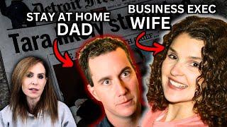 Jealous stay at home dad CHOPS UP business exec wife !