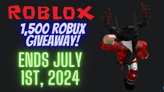 1,500 ROBUX GIVEAWAY