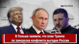 В Польше заявили, что план Трампа по заморозке конфликта выгоден России