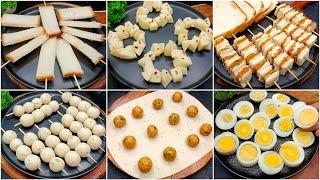 6 Easy Snacks Recipes | Evening Snacks Recipe | New Recipe | Bread Snacks | Potato Snacks | Snacks