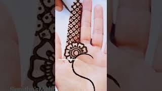 S Letter Mehndi Design Trick #shorts #sunithasmehndiart #easymehndidesign #hennadesigns #mehndi #1