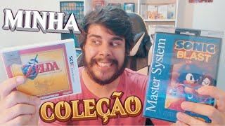 Minha coleção de RETRO GAMES e JOGOS ATUAIS!