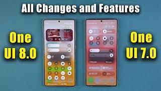 Samsung One UI 8.0 vs One UI 7.0 - 25+ Changes, New Features & Hidden Features