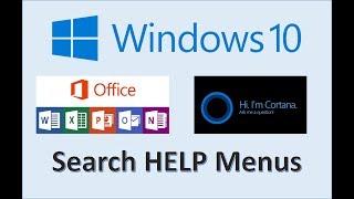 Windows 10   Use Microsoft Office Help and Windows Help