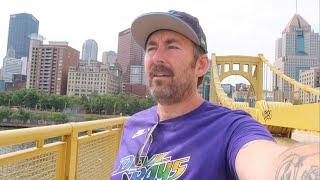 A Day In Downtown Pittsburgh - Andy Warhol Museum & Mr Rogers On Riverwalk / Rays WIN At PNC Park