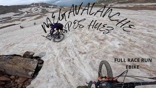 Megavalanche Ebike 2024... FUll RUN CARNAGE !!!!