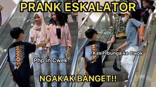 PRANK NATAP CWEK CWOK DI ESKALATOR BERUJUNG SALTING PART III