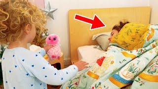 BABY DISCO wakes up the NORRIS NUTS *surprise*