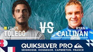 Toledo vs. Callinan - Round Three, Heat 6 - Quiksilver Pro France 2018