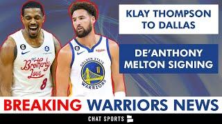 BREAKING NEWS: Warriors SIGN De’Anthony Melton After Klay Thompson SIGNS With Dallas Mavericks