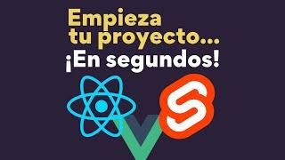  Empieza tu próximo proyecto de React o Vue en segundos desde tu navegador SIN INSTALANCIONES