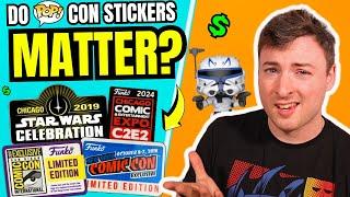 Do Funko Pop Comic Con Stickers MATTER??