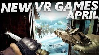 NEW VR GAMES APRIL 2025! It's A HUGE Month for VR!! | Quest, PSVR 2, PCVR
