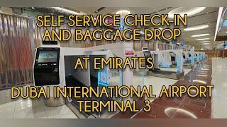 Self Service Check-in & Baggage Drop Kiosk : Would you try this on your next flight with Emirates?