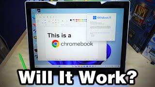 Installing Windows On A Chromebook...