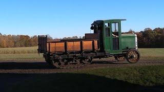 Linn Tractor (Half Track) In Action