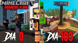 Sobreviví 100 días En Un Apocalipsis Zombie En Minecraft HARDCORE... Esto fue lo que pasó