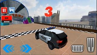 Police Car Stunts Game Police Car Mega Ramp Car Racing Gameplay