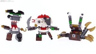 LEGO Mixels Series 8 Pyrratz review: Sharx, Skulzy, & Lewt!