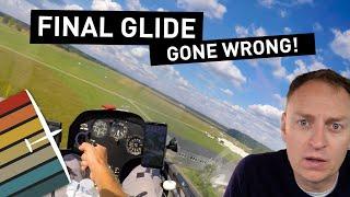 Glider Near Crash on Final Glide: Instructor Reacts!