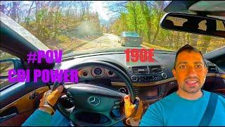 POV DRIVING on WinDY ROAD | Mercedes Benz E320 CDI 2008 224 hp V6 7G tronic