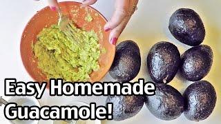 How To Make Guacamole - Easy Homemade Guacamole Recipe!