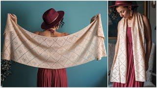 Step-by-Step: Learn to Knit the Lovely, Lacy Hearts in the Stunning Snoesig Shawl!