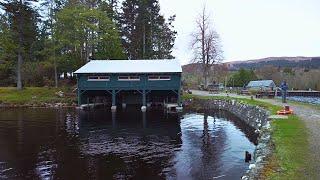 Loch Ness and the Caladonian Canal Walk, Scottish Countryside 4K