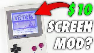 The CHEAPEST Game Boy Pocket Mod! | Backlight & Bivert