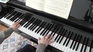 Schubert Impromptu - Slow practice version, with commentary